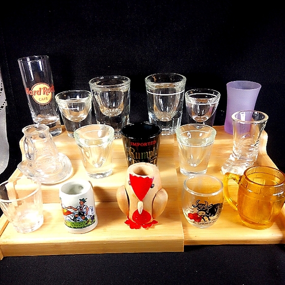 Vintage Barware Dining Vintage Shot Glass Collection Poshmark
